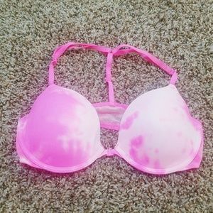 PINK Open-Front Push Up Bra! (34C)